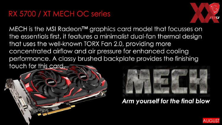 MSI przygotowało niereferencyjne Radeony serii RX 5700