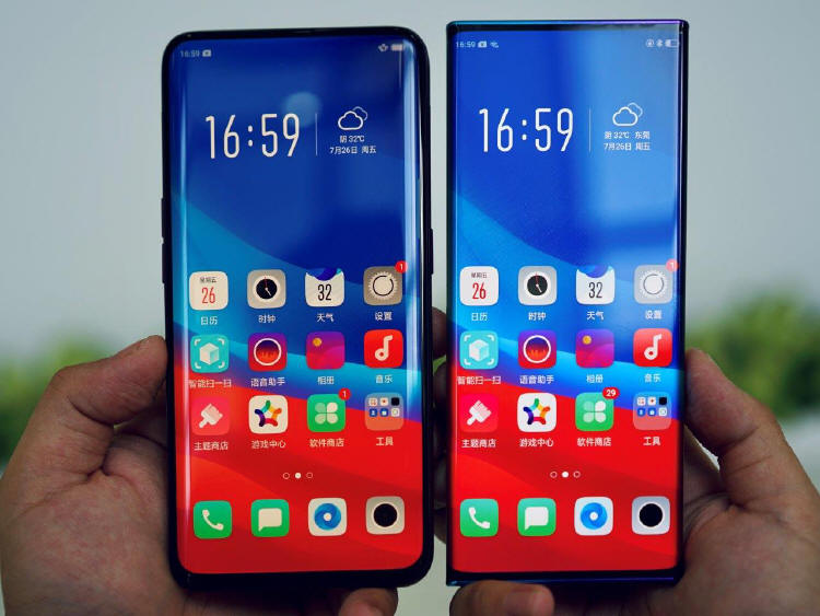 OPPO - ekran niemal zupełnie pozbawionego ramek