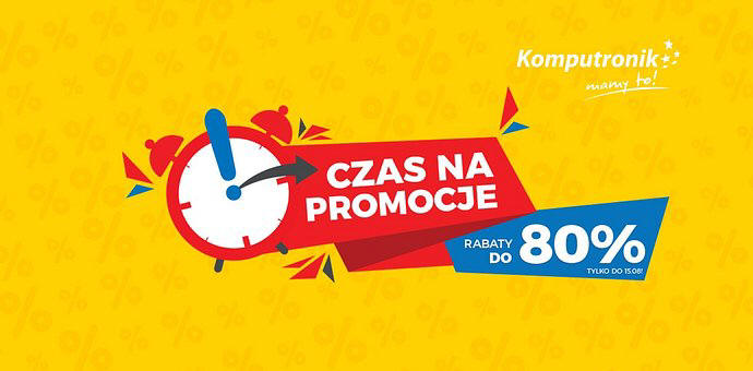 Komputronik startuje z nową kampanią - Rabaty do 80%