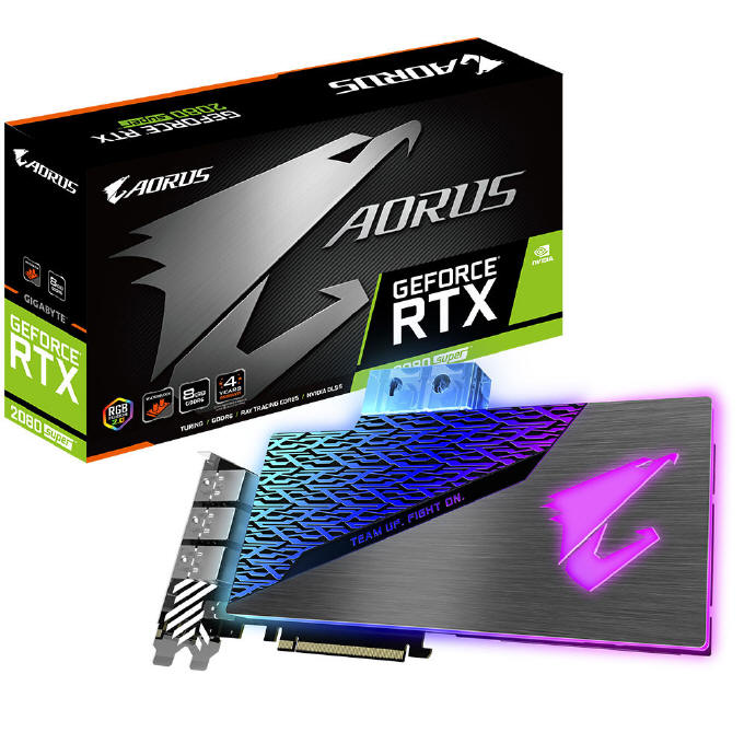 GIGABYTE Aorus GeForce RTX 2080 SUPER WaterForce WB