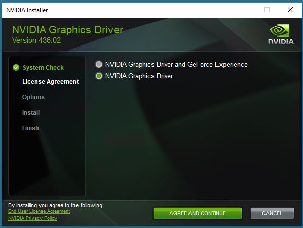 Nowe sterowniki NVIDIA 436.02 mogą mieć błąd instalatora