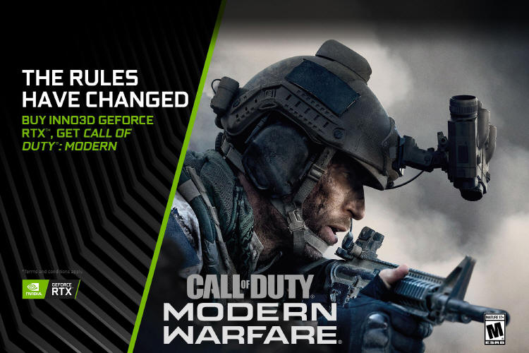 Najnowszy Call of Duty z kartami INNO3D