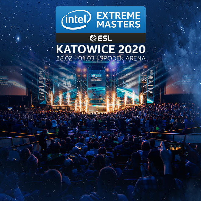 Intel Extreme Masters Katowice 2020 z nagrodami o wartości 500000 USD