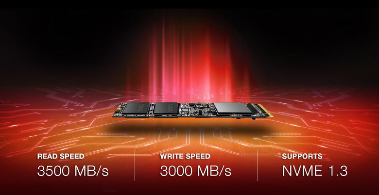 XPG SX8100 - dysk SSD ze złączem PCIe 3.0