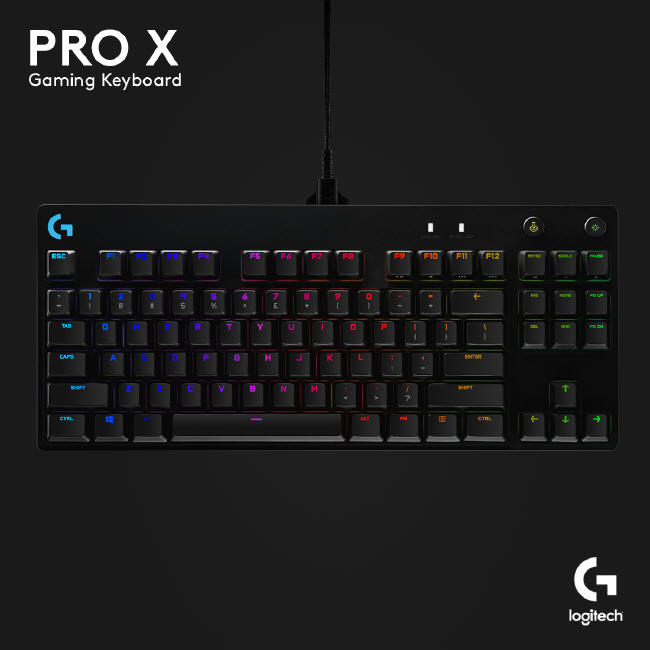 Logitech G - nowe klawiatury mechaniczne PRO oraz PRO X