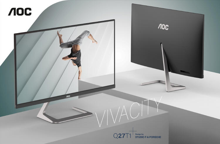 AOC Q27T1 - Monitor QHD studia Studio F. A. Porsche
