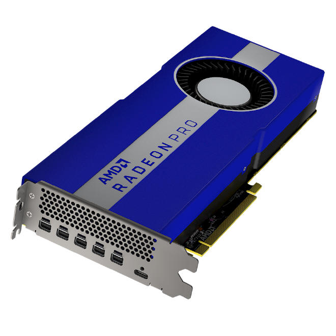 Premiera AMD Radeo Pro W5700 