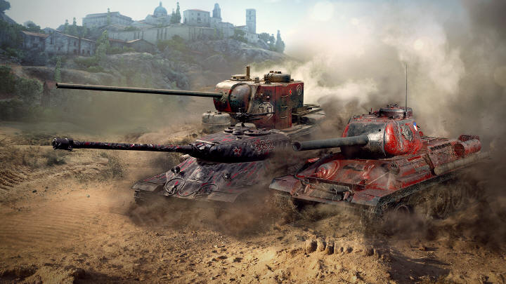 Gorca zima z  World of Tanks: Mercenaries 