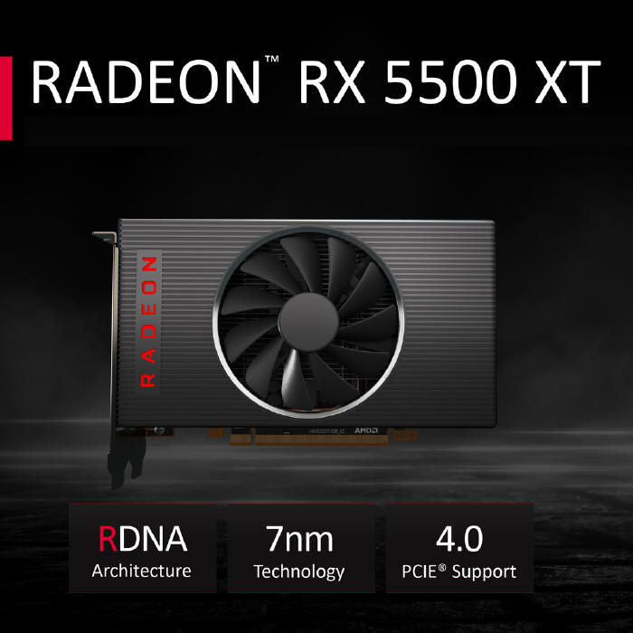 AMD prezentuje kartę graficzną AMD Radeon RX 5500 XT