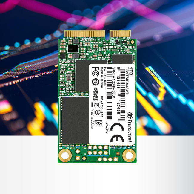 Transcend SSD MSA452T - Przemysłowy dysk mSATA