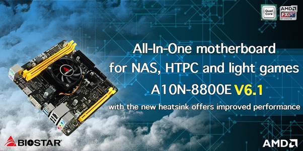 BIOSTAR A10N-8800E V6.1 z nowym chodzeniem
