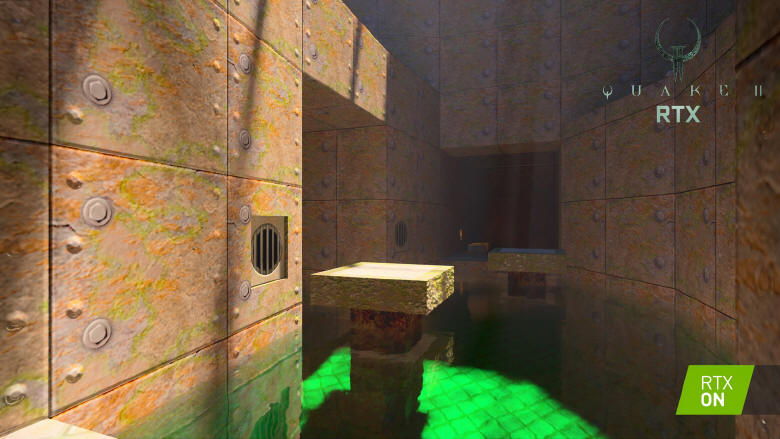 NVIDIA przerabia klasyczną grę Quake II - wykorzystanie ray racing