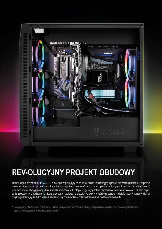 Sharkoon REV200 – REVolucja wśród obudów?