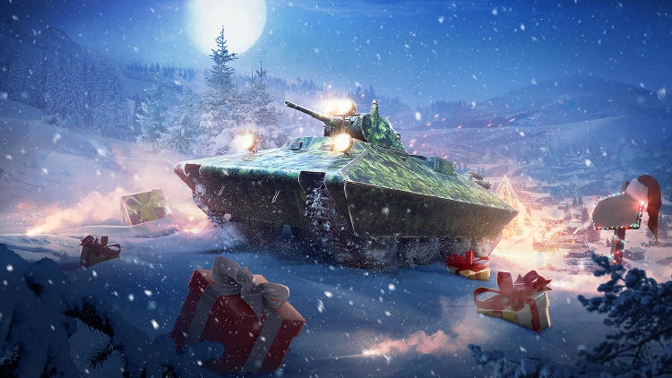 wita i Nowy Rok w World of Tanks Blitz 