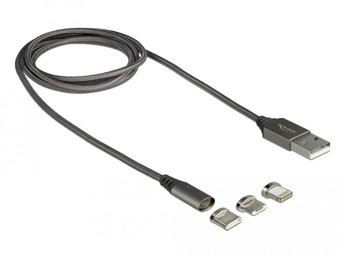 Delock - magnetyczny zestaw kabli USB