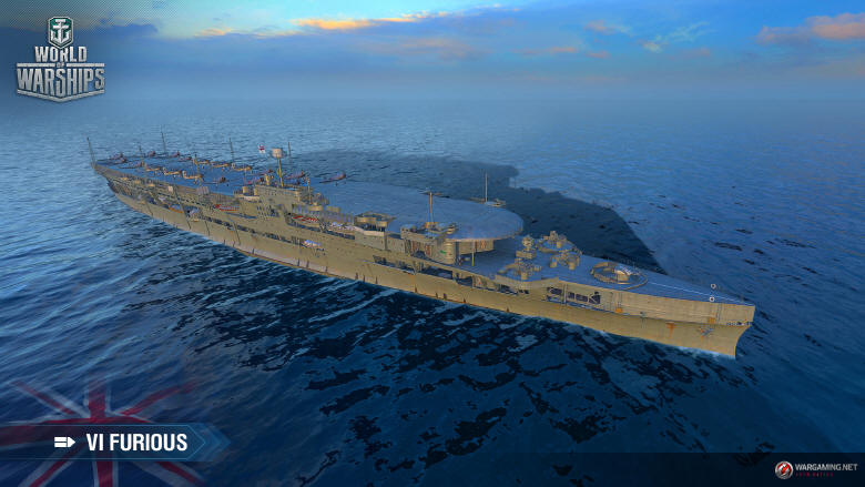 World of Warships - Nadcigaj brytyjskie lotniskowce