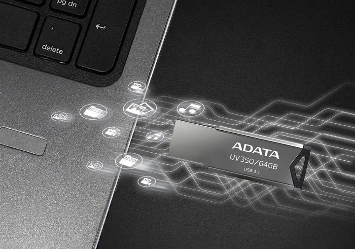 ADATA UV350 – klasyczny pendrive w metalowej obudowie