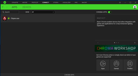 BIOSTAR - VIVID LED DJ połączony z Razer Chroma