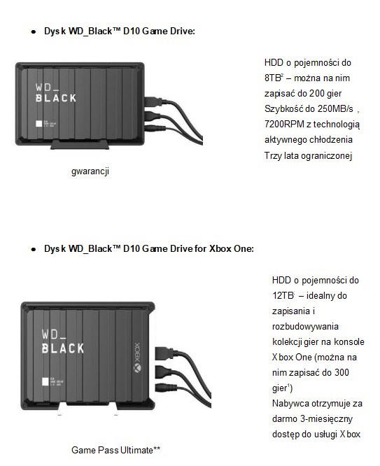 WD - 5 nowych dysków HDD i SSD
