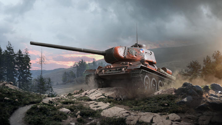 Gorca zima z  World of Tanks: Mercenaries 