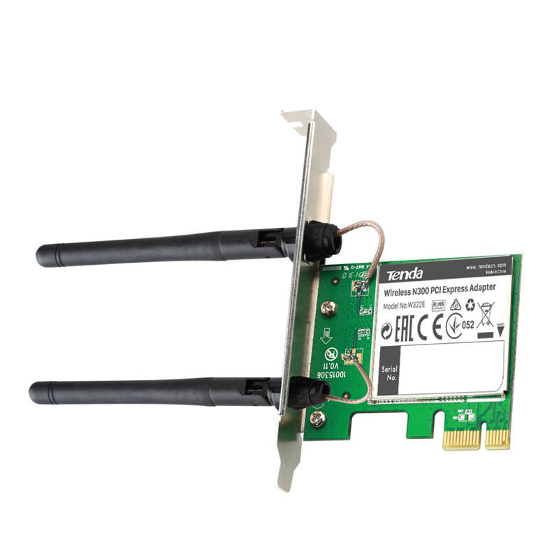 Tenda W322E Wireless N300 Pci Express Pci-e Adapter