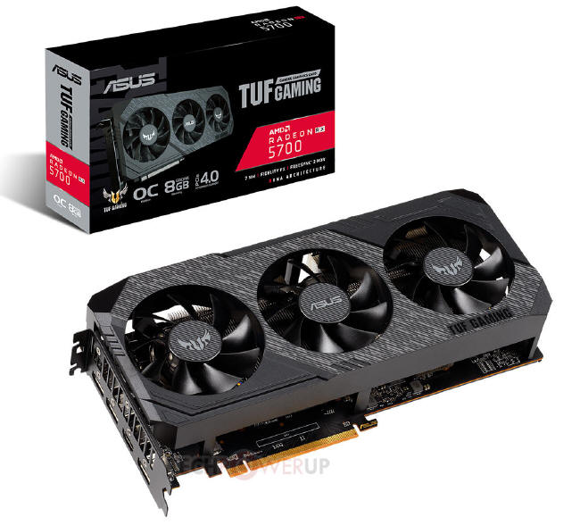 ASUS Radeony RX 5700 serii TUF Gaming X3