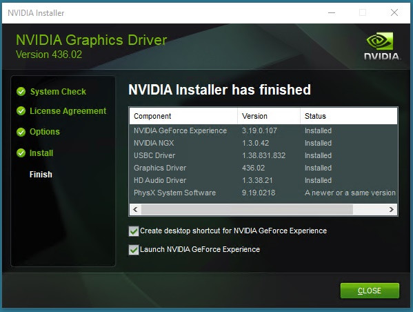 Nowe sterowniki NVIDIA 436.02 mogą mieć błąd instalatora