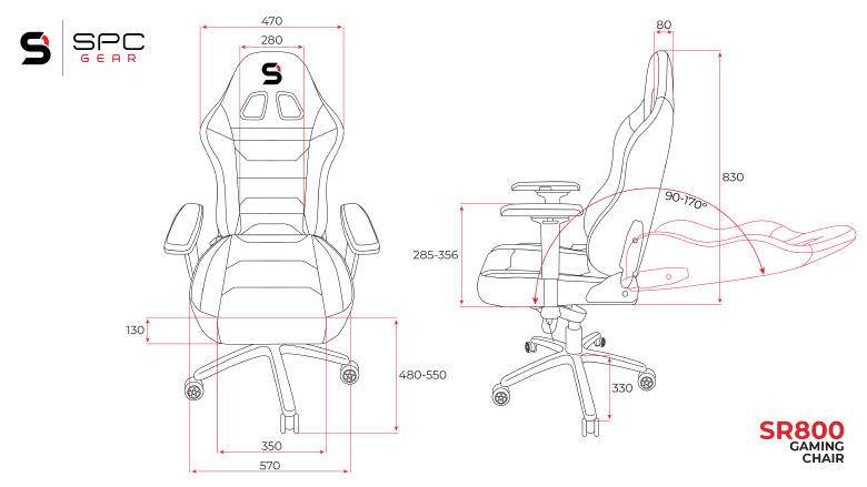 SPC Gear SR800 - fotel dla wysokich graczy