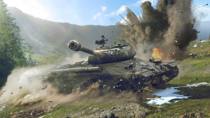 Gorca zima z  World of Tanks: Mercenaries 