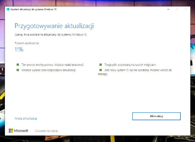 Windows 10 May 2019 Update 1903 do pobrania