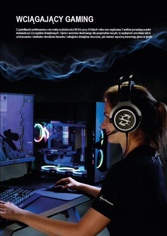 Sharkoon Gaming DAC Pro S – zewntrzna karta muzyczna