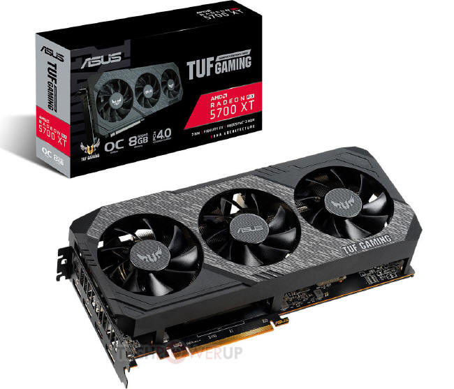 ASUS Radeony RX 5700 serii TUF Gaming X3