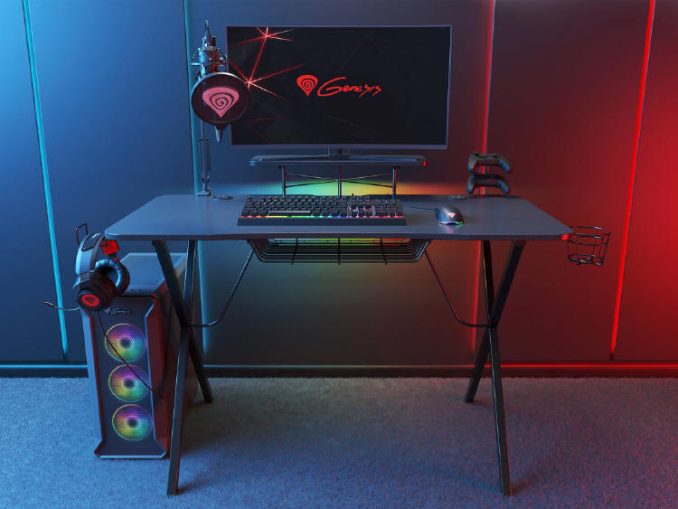 Genesis Holm 300 RGB - biurko dla gracza 