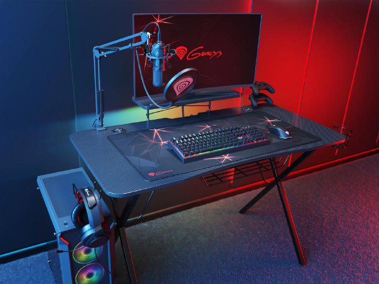 Genesis Holm 300 RGB - biurko dla gracza