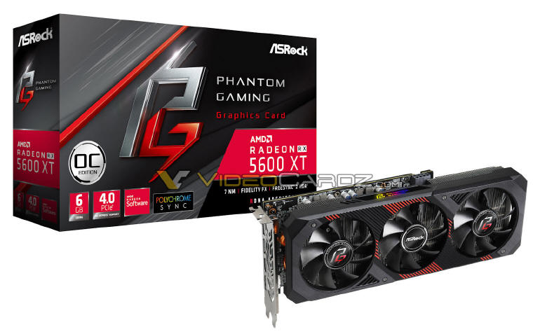 ASRock Radeon RX 5600 XT Phantom Gaming OC