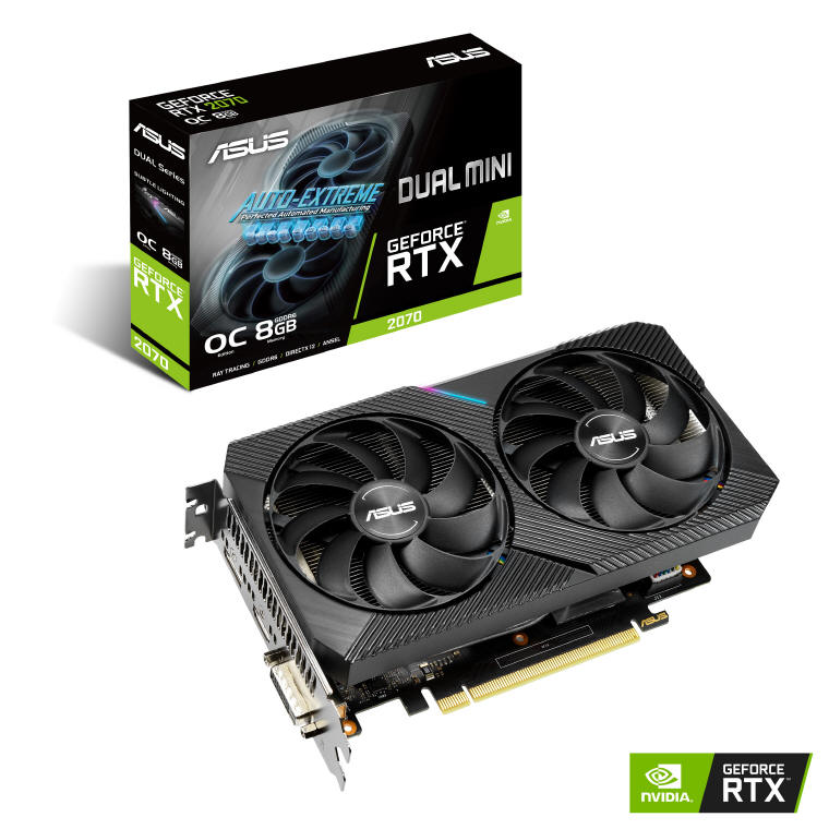 ASUS przedstawia kartę graficzną Dual GeForce RTX 2070 MINI