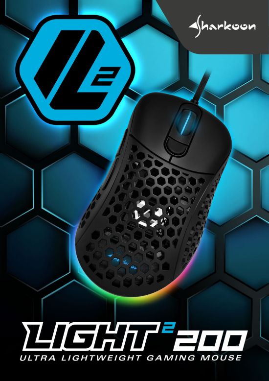 Sharkoon Light²200 – mysz do gier lżejsza niż piórko