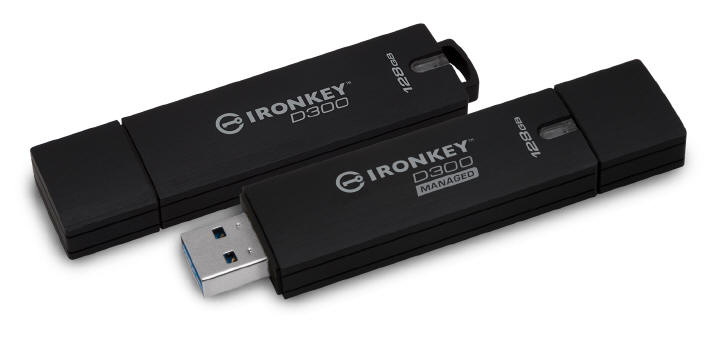 Pamięć Kingston USB Flash IronKey D300 z certyfikatem NATO