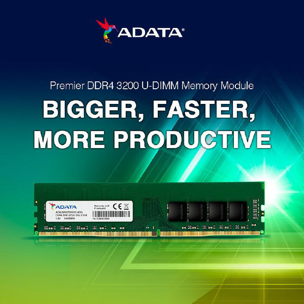 ADATA - nowe moduły pamięci RAM DDR4 U-DIMM i SO-DIMM