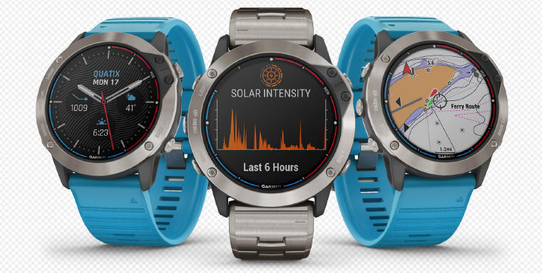 Garmin quatix 6X Solar z technologi adowania solarnego