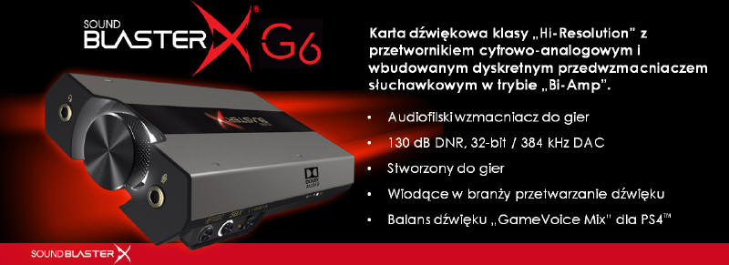 GameVoice Mix dla zewnętrznej karty Sound BlasterX G6