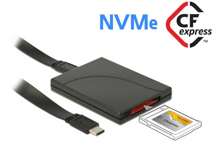 Delock - czytnik kart pamici CFexpress z interfejsem USB-C