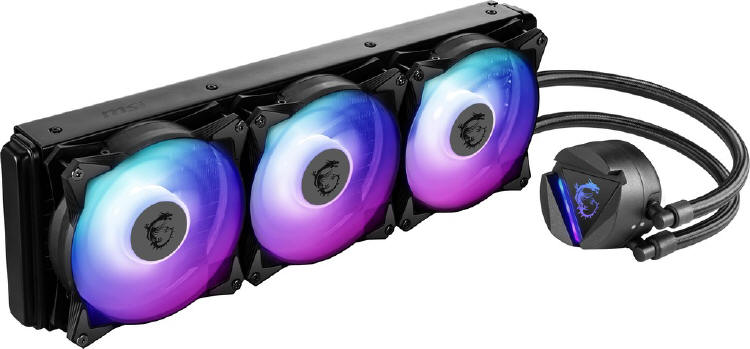 MSI - dwa zestawy chłodzenia cieczą i fotel gamingowy