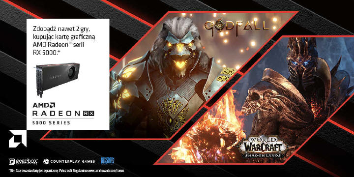 ’Godfall’ i ’World of Warcraft: Shadowlands’ przy zakupie kart AMD Radeon