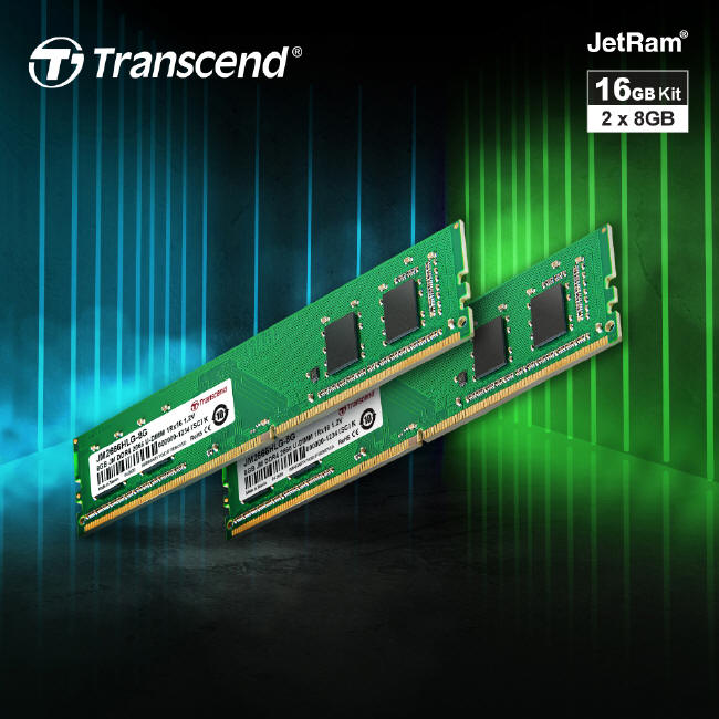 TRANSCEND - Dual Channel Kit DDR4 2666 Unbuffered Long-DIMM