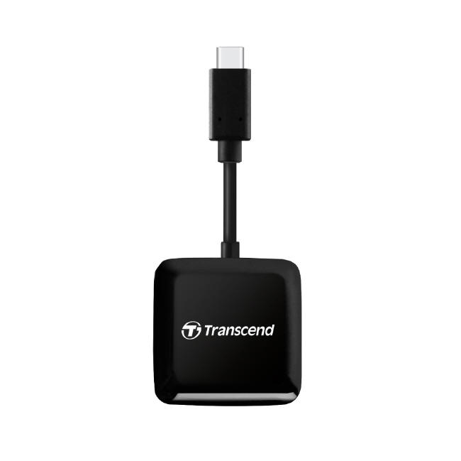 RANSCEND RDC3 - Kompaktowy czytnik kart pamięci z USB-C