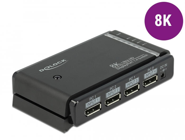 Delock - przełącznik DisplayPort 8K