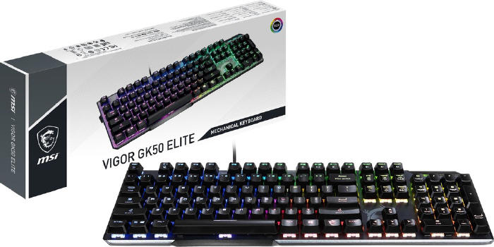 MSI VIGOR GK50 ELITE – nowa klawiatura mechaniczna dla graczy
