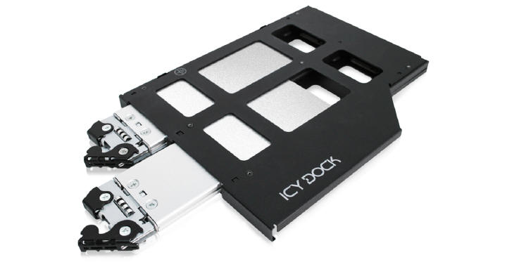 Icy Dock - Zamień kieszeń CD/DVD na 2 dyski SSD M.2