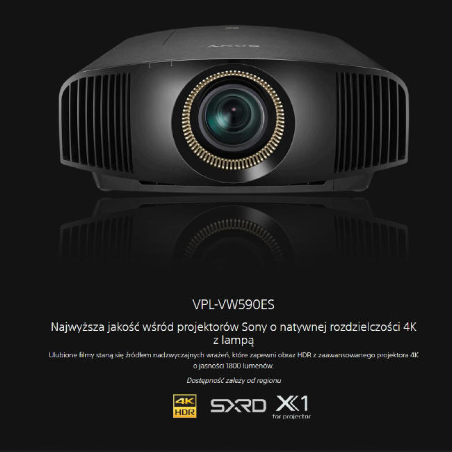 Sony - nowe projektory kina domowego 4K